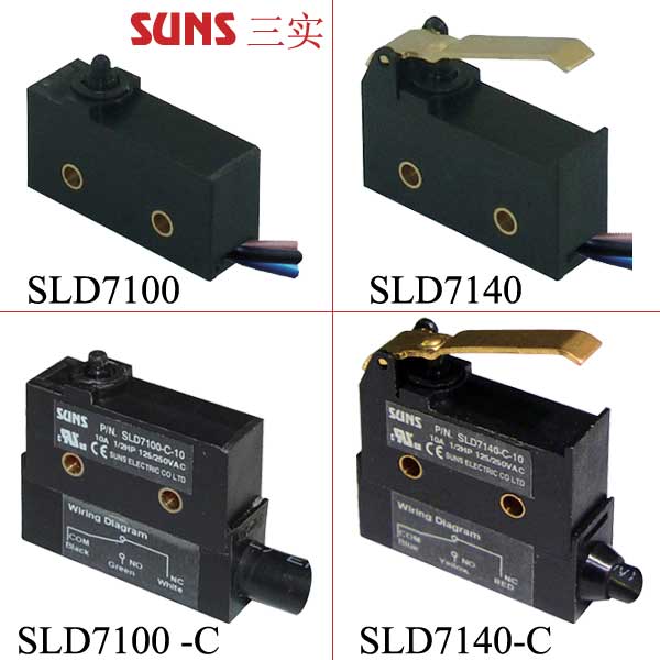 SLD7系列防水微動開關(guān) (IP67) 