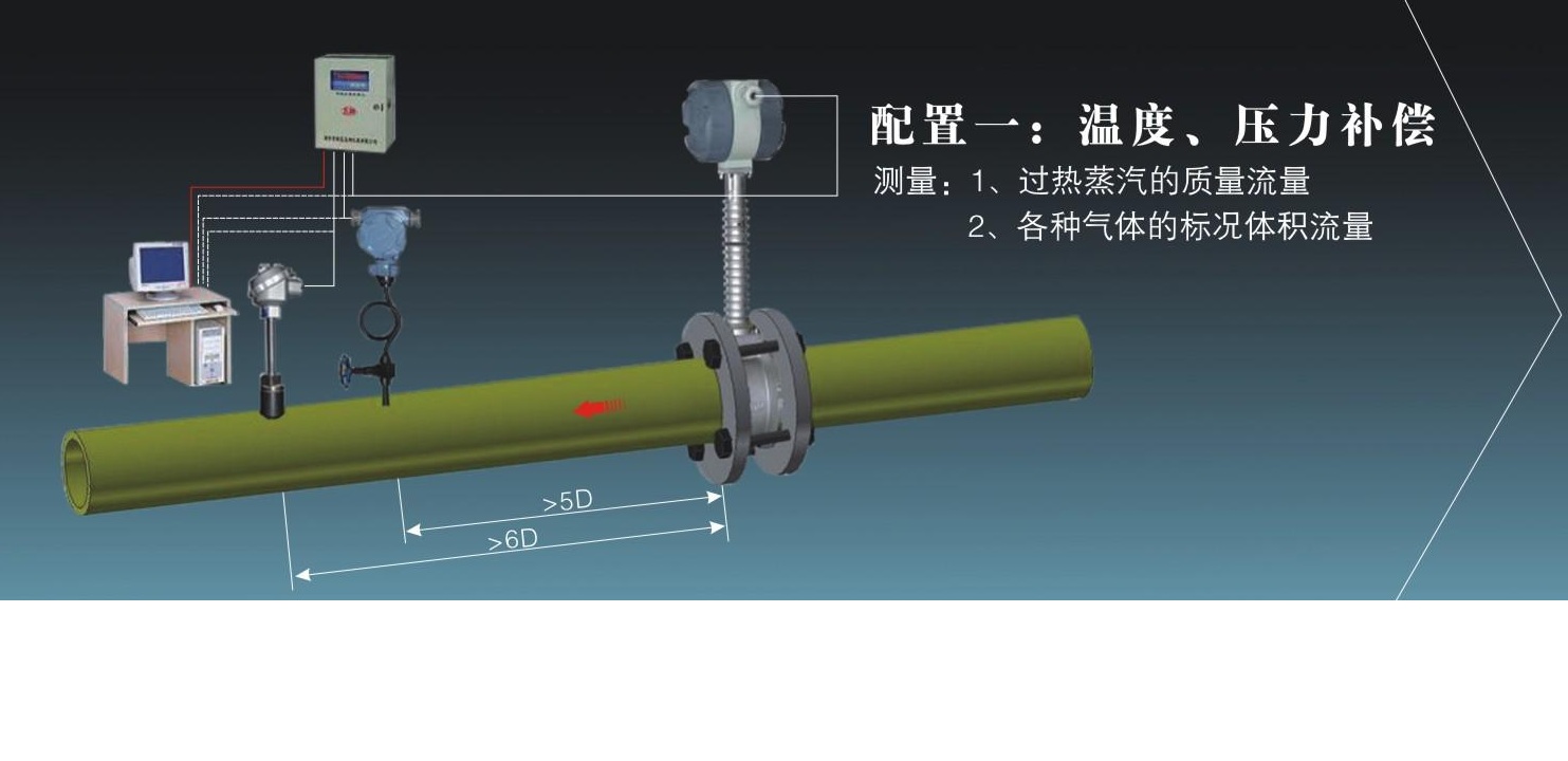 蒸汽 渦街流量計(jì)安裝