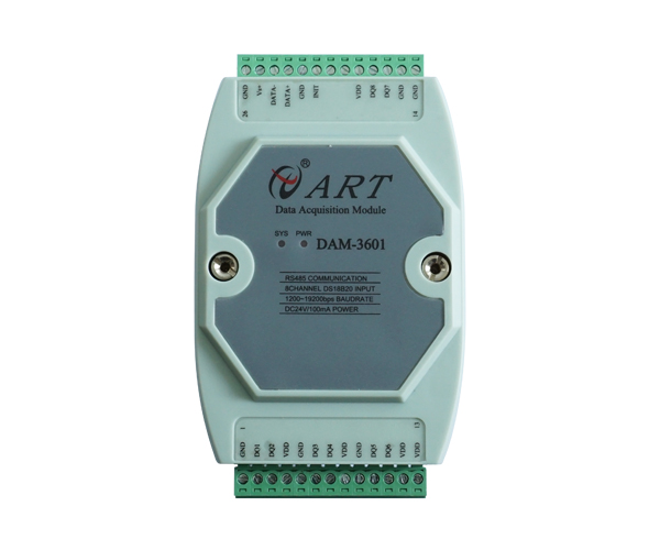  阿爾泰科技 DS18B20溫度采集模塊  DAM3601A 標(biāo)準(zhǔn)Modbus