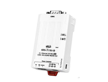 泓格科技新產(chǎn)品上市: tDS-718i-D1 口RS-232/422/485、Power 隔離及PoE供電的微型設(shè)備服務(wù)器
