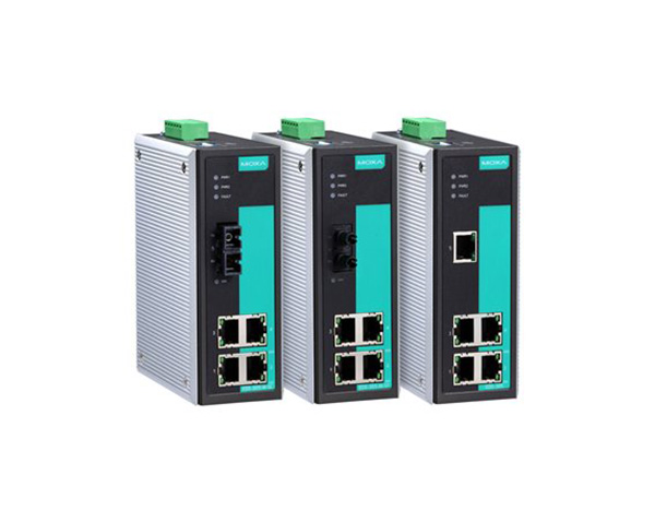 Moxa EDS-300/G300 系列工業(yè)以太網交換機 EDS-305