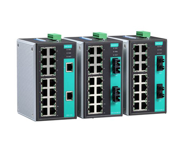 Moxa EDS-300/G300 系列工業(yè)以太網(wǎng)交換機(jī) EDS-316